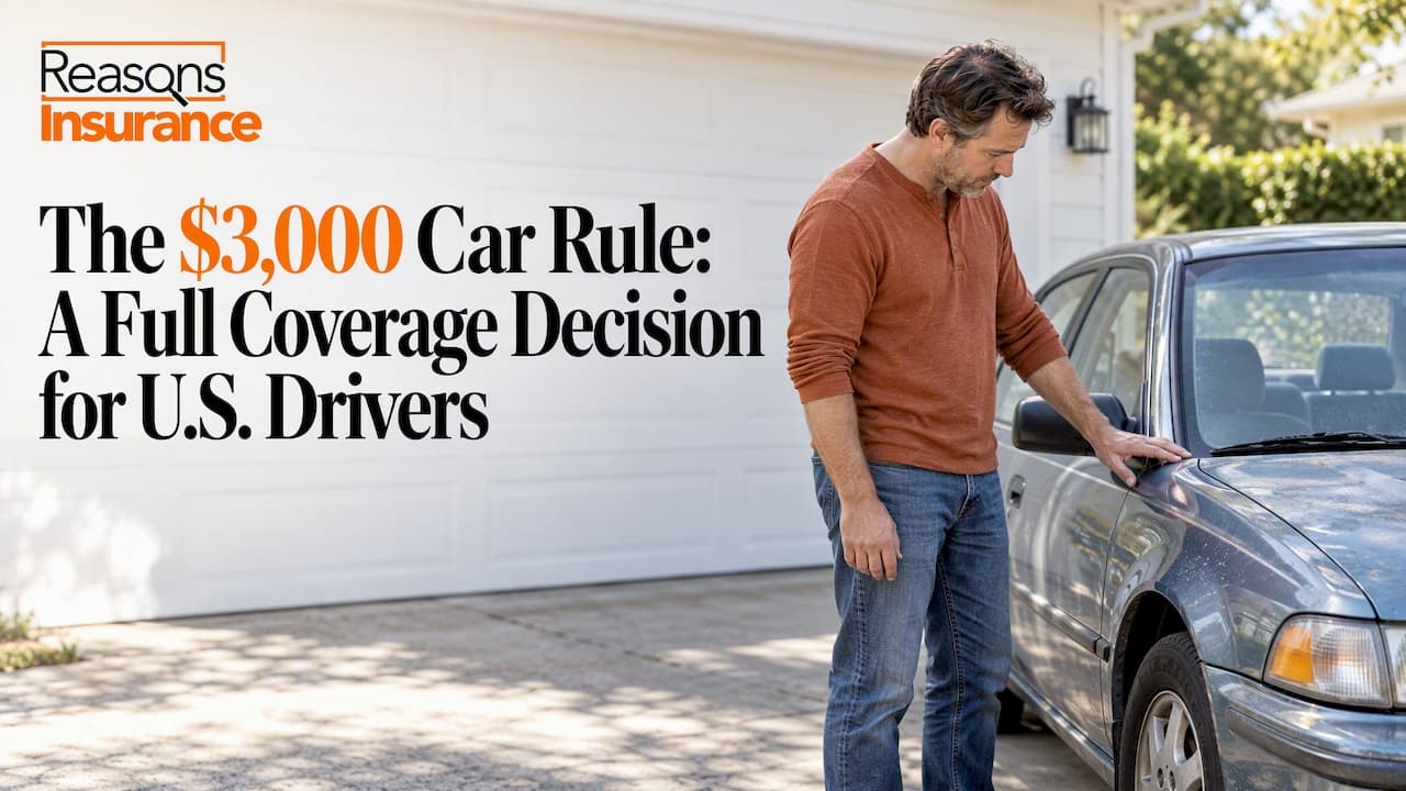 $3,000 Car Rule: Full Coverage Car Insurance Decision for U.S. Drivers